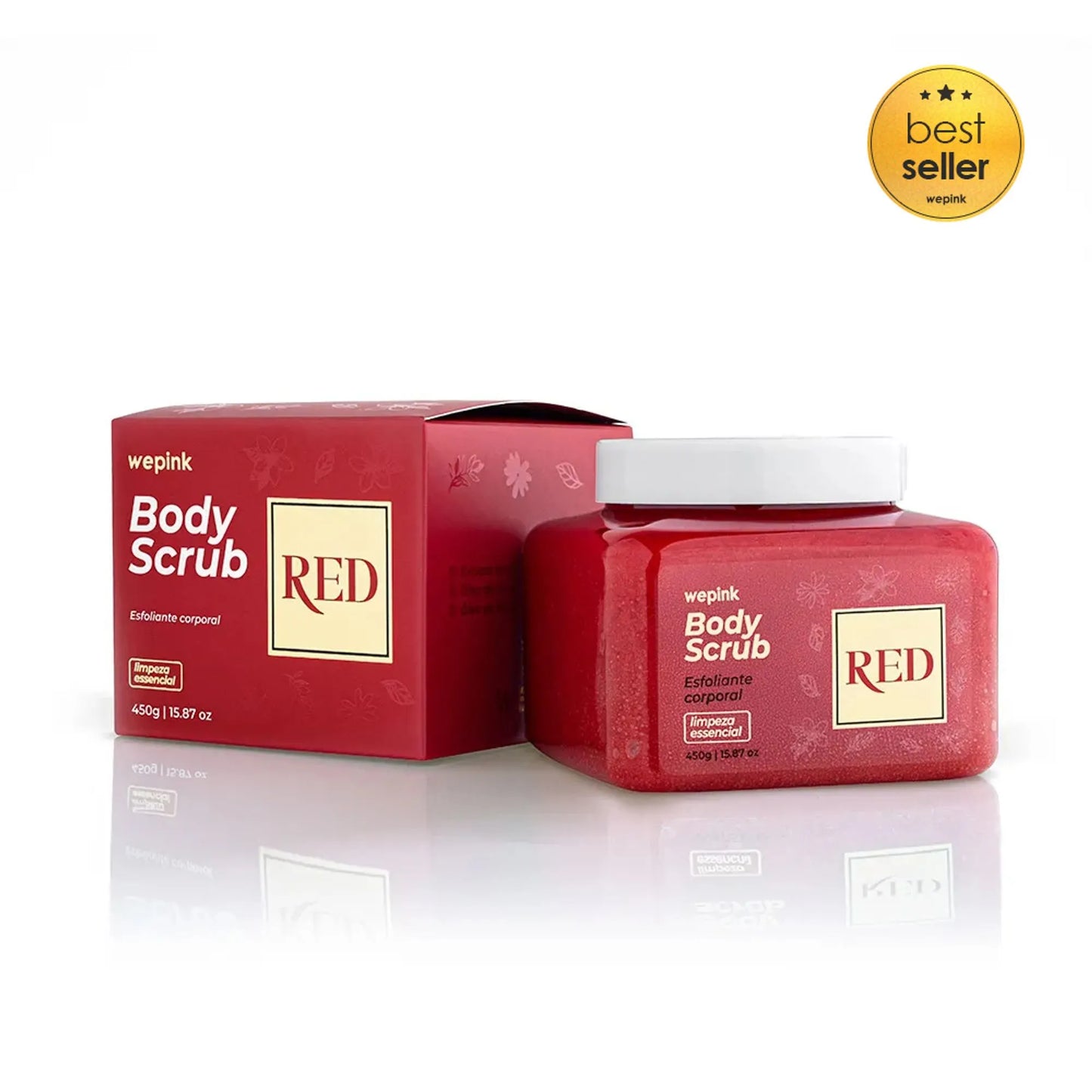 Body Scrub Red Esfoliante Corporal 450gr - Wepink