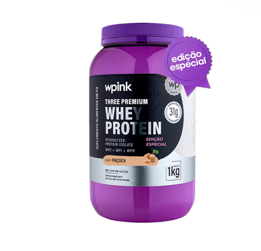 three premium whey protein paçoca 3W - (1kg) - wp
