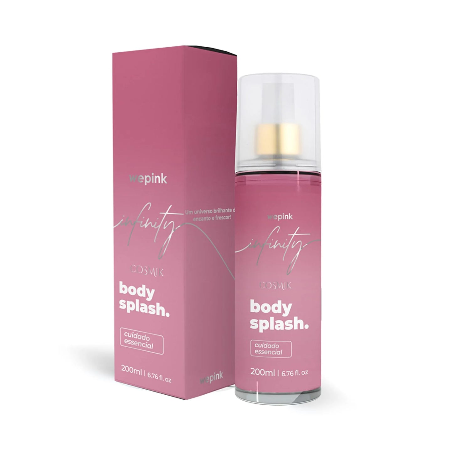 Body Splash Infinity Cosmik Desodorante Colônia 200ml - Wepink