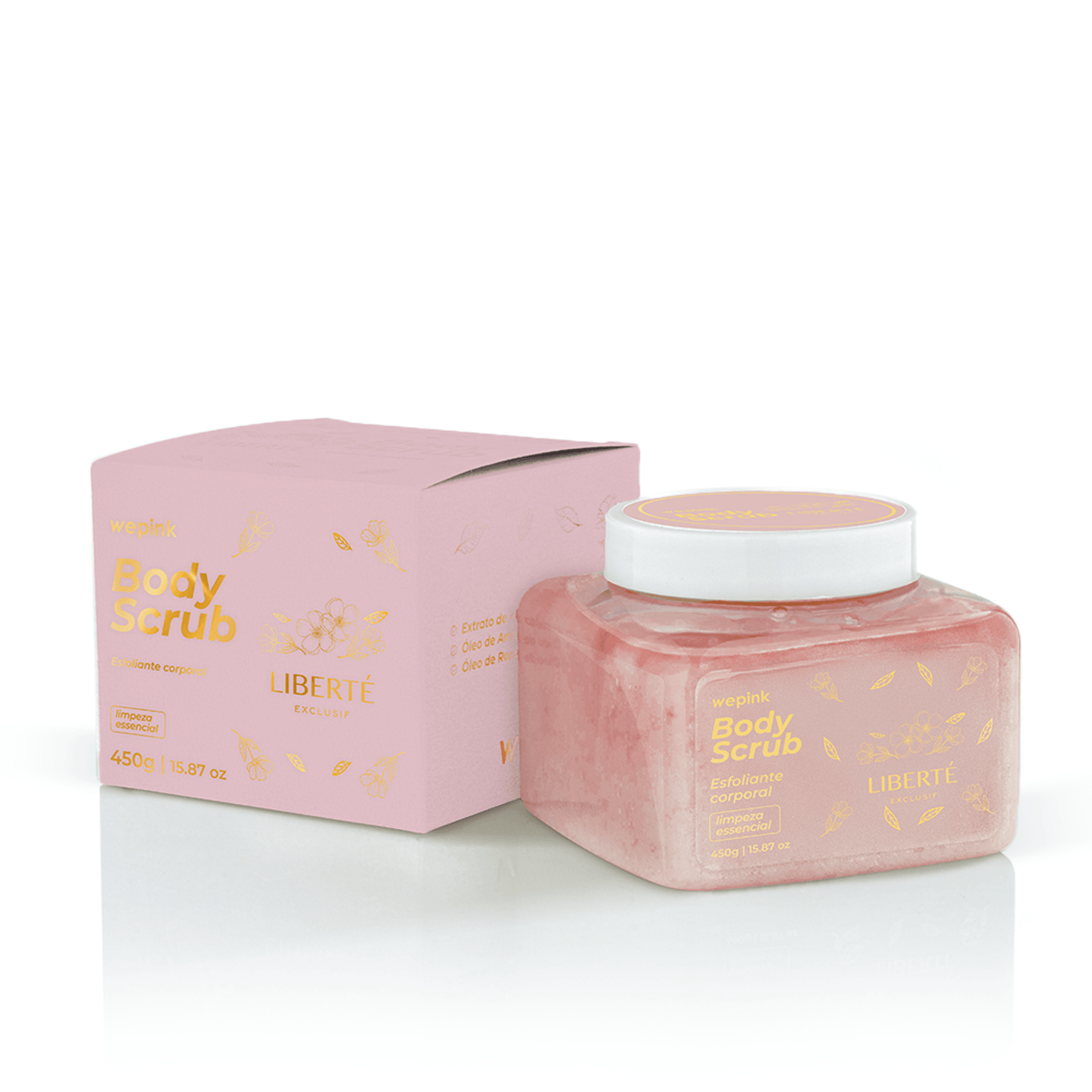 Body Scrub Liberté Exclusif Esfoliante Corporal 450gr - Wepink