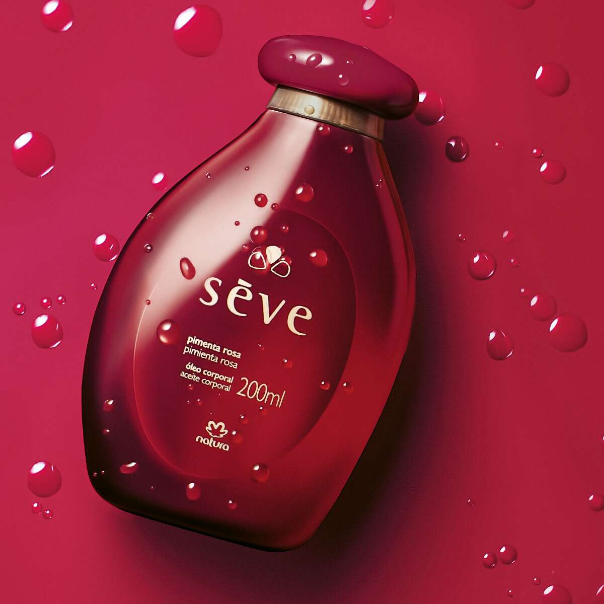 Óleo Desodorante Corporal Sève Pimenta Rosa 200ml